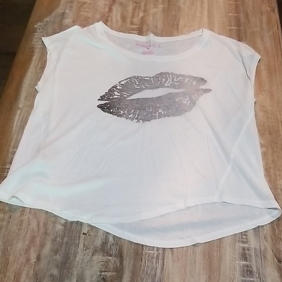RACHEL Rachel Roy Tops - New Rachel Roy 💋Lip Shirt - M